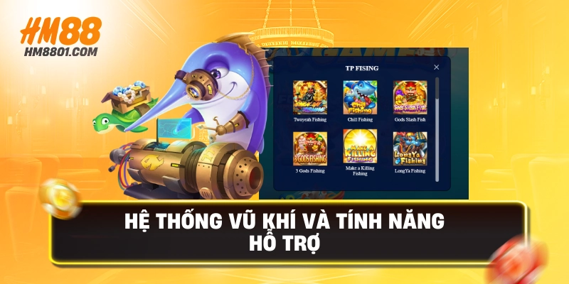 Hệ thống vũ khí và tính năng hỗ trợ 